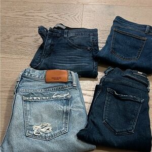 Denim bundle - moussey vintage, citizen, wit & wisdom, Zara